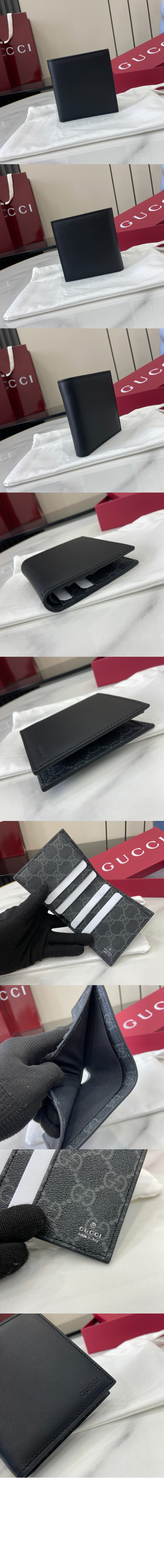 구찌 GG 엠블럼 엠보스 반지갑 818949