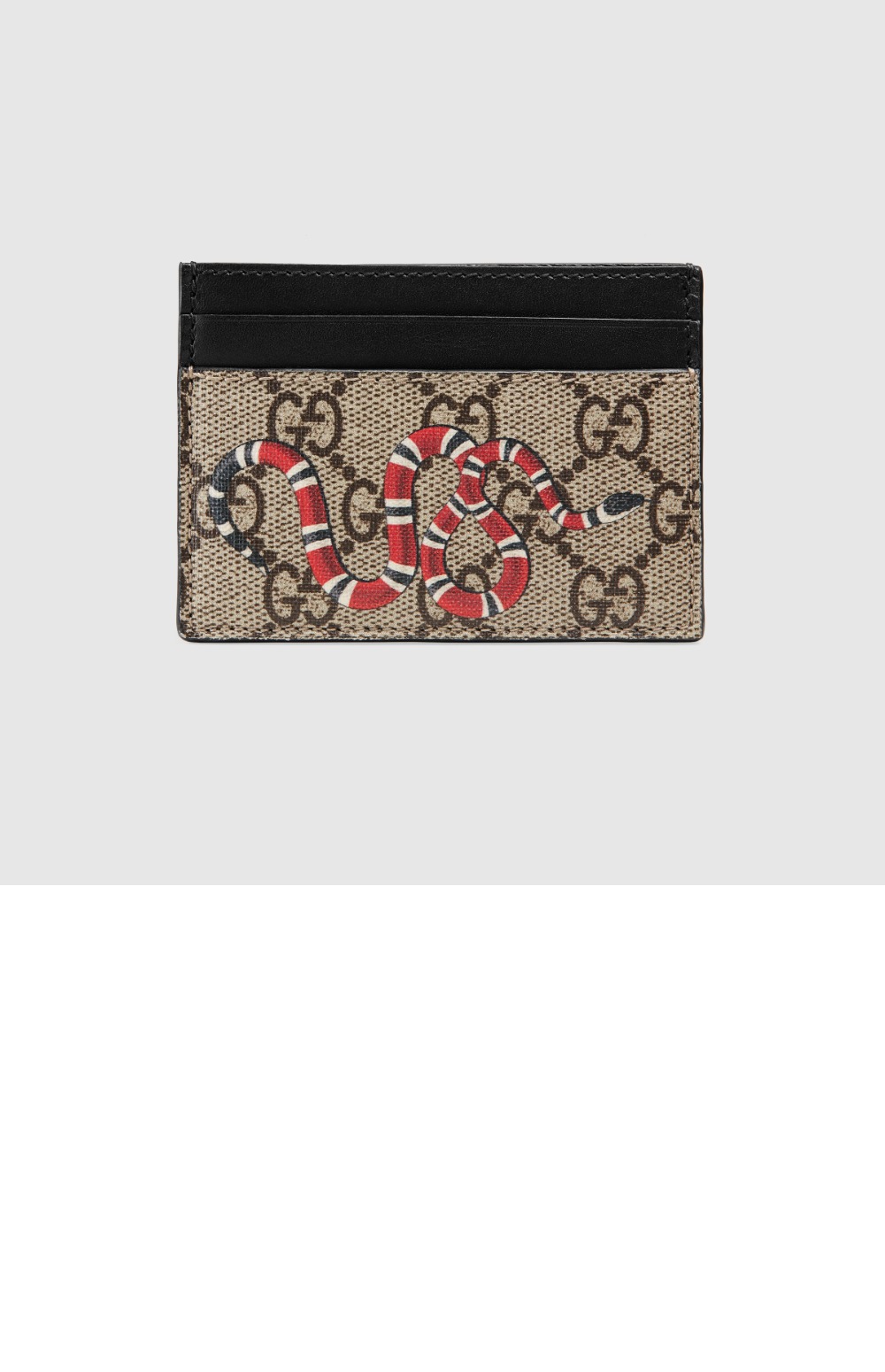 구찌 스네이크 프린트 카드지갑 451277