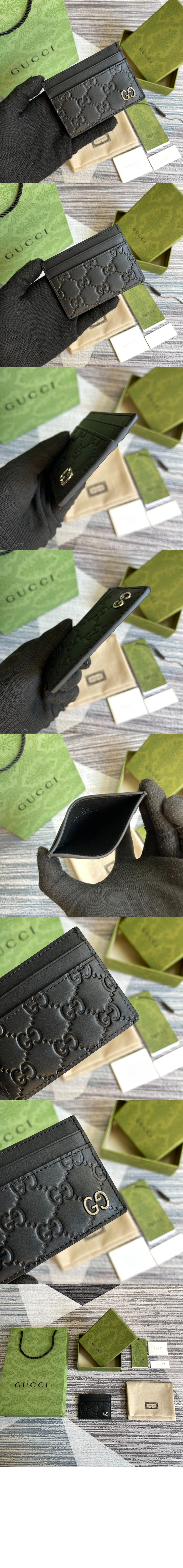 구찌 시그니처 카드지갑 473927