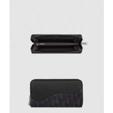 디올 Saddle 지퍼 장지갑 2ADBC