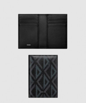 디올 버티컬 2단 카드 지갑 2ESCH