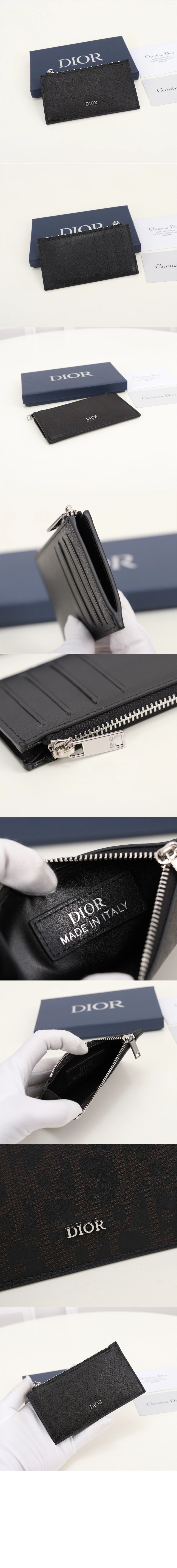 디올 지퍼 카드지갑 2ESBC