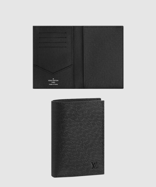 루이비통 타이가 가죽 여권지갑 M64596