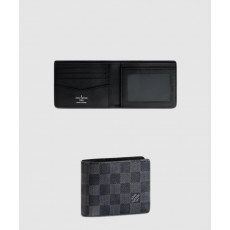 루이비통 슬렌더 아이디 월릿 다미에 그라파이트 캔버스 N64002
