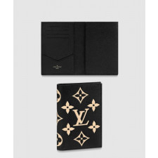 루이비통 여권 케이스 레더 모노그램 엠보싱 여권 커버 지갑 M46290