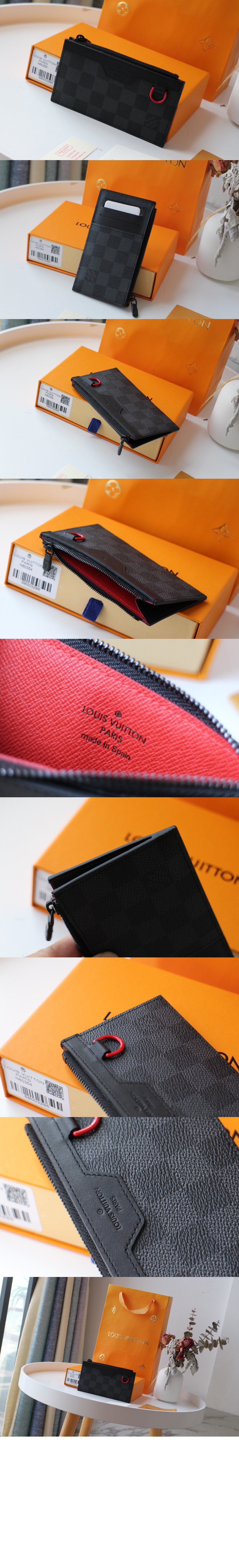 루이비통 다미에 그래파이트 유틸리티 코인 홀더 N60354