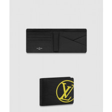 루이비통 레터링 로고 반지갑 에피 가죽 지갑 M67907