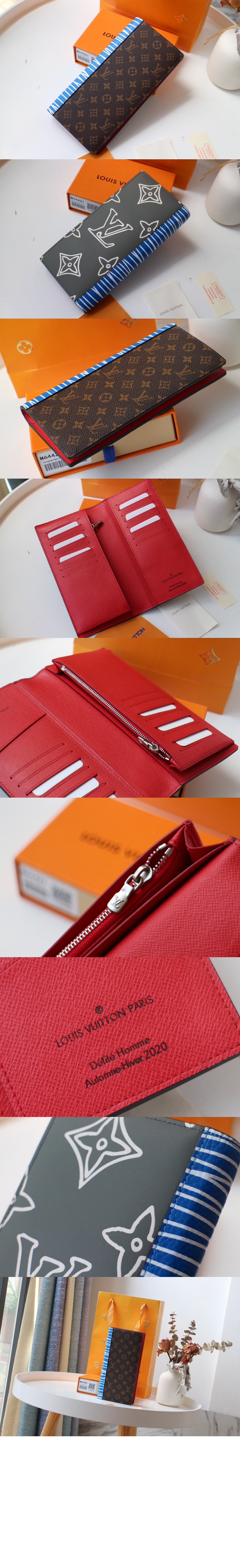 루이비통 브라자 머니클립 지갑 M69739