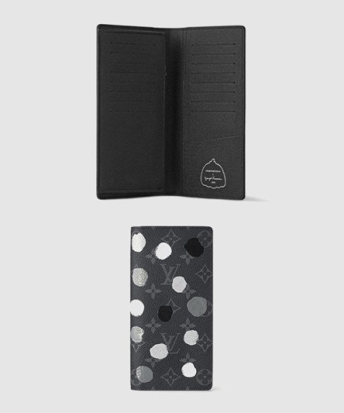 루이비통 LV X YK 브라짜 월릿 장지갑 카드 지갑 쿠사마 M81932