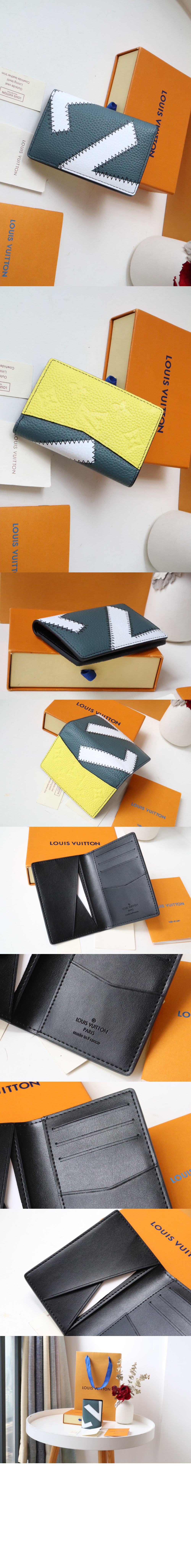 루이비통 포켓 오거나이저 카드 케이스 타우릴론 레더 M81470