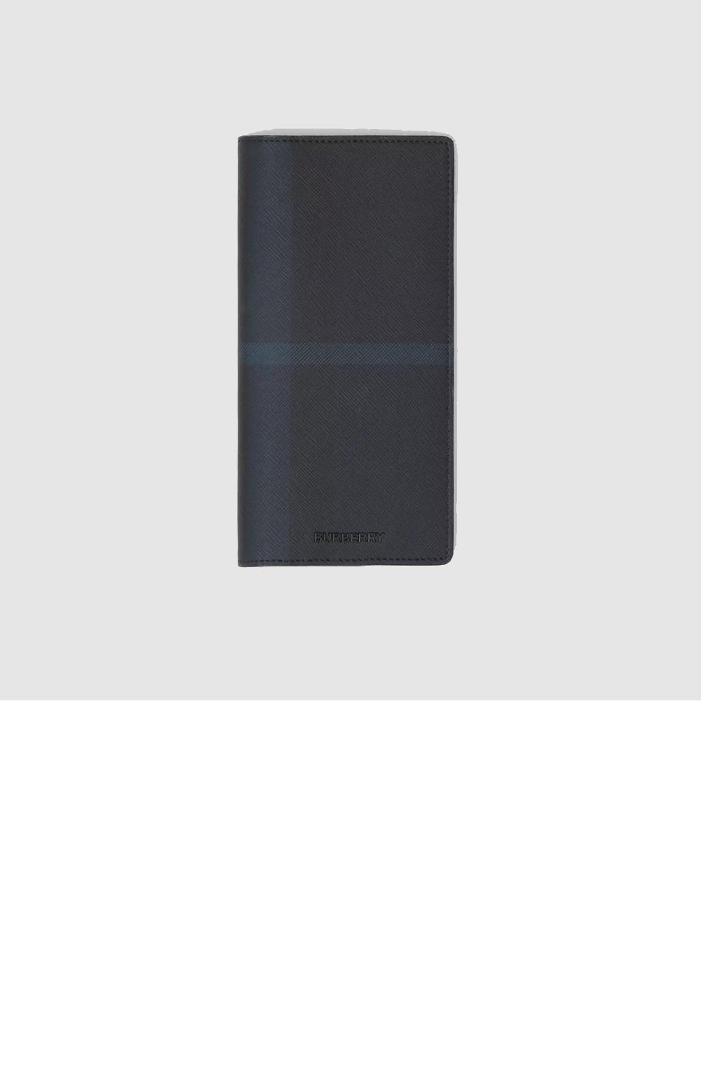 버버리 체크 레더 장지갑 80547851