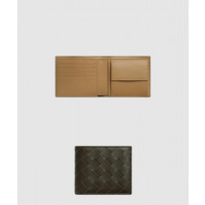 보테가베네타 동전 지갑을 갖춘 인트레치아토 폴더형 지갑 749412