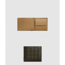 보테가베네타 동전 지갑을 갖춘 인트레치아토 폴더형 지갑 749412