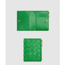 보테가베네타 스몰 인트레치아토 폴더형 지갑 742330