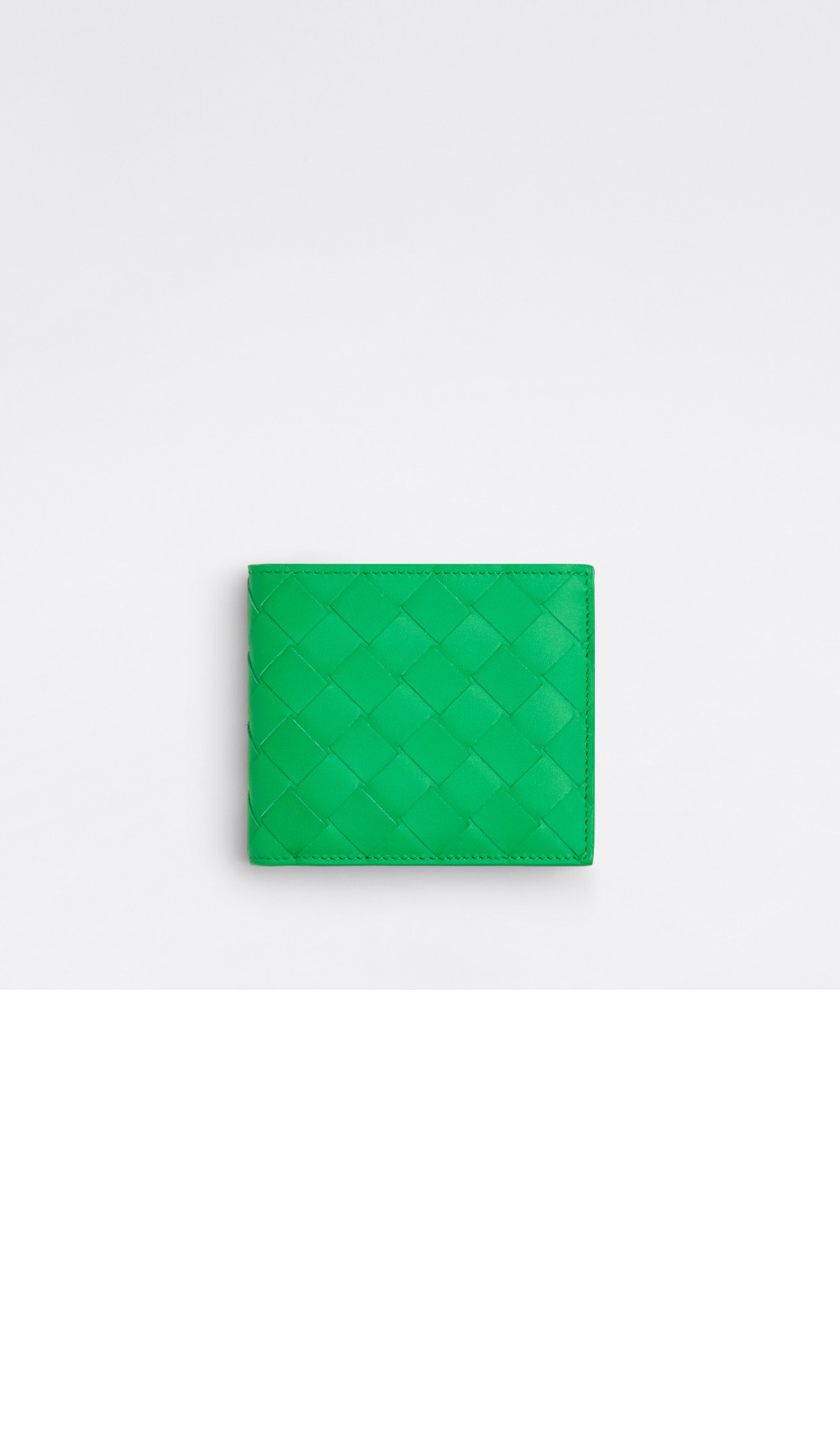 보테가베네타 동전 지갑을 갖춘 인트레치아토 폴더형 지갑 605722