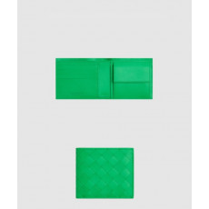 보테가베네타 동전 지갑을 갖춘 인트레치아토 폴더형 지갑 605722