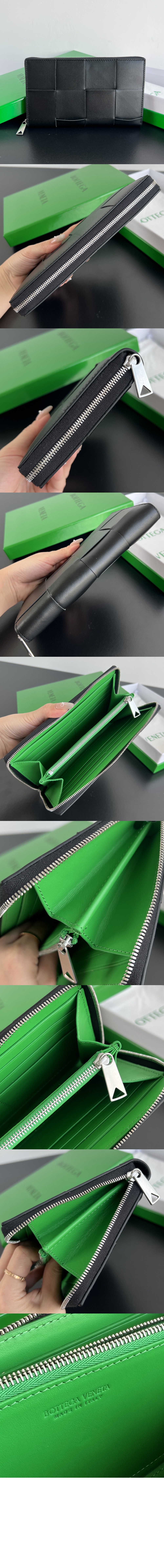 보테가베네타 지퍼 지갑 카세트 748054