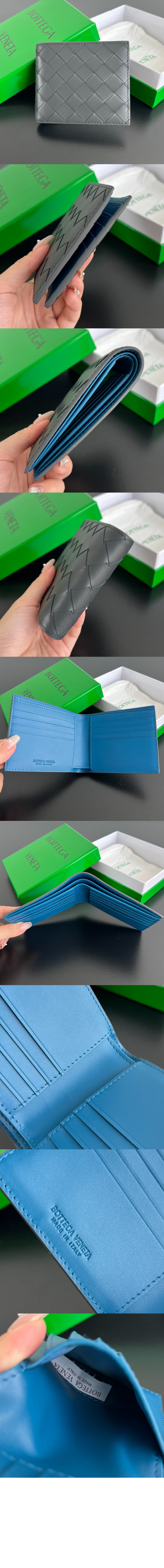 보테가베네타 인트레치아토 폴더형 지갑 605721