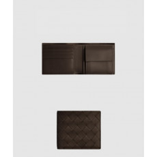 보테가베네타 동전 지갑을 갖춘 인트레치아토 폴더형 지갑 605722