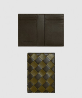 보테가베네타 인트레치아토 플랩 카드 케이스 592619