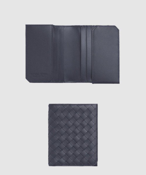 보테가베네타 인트레치아토 피콜로 플랩 카드 케이스 796963