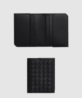 보테가베네타 인트레치아토 피콜로 플랩 카드 케이스 796964
