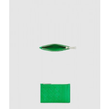 보테가베네타 인트레치아토 지퍼 카드 케이스 755985