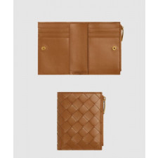 보테가베네타 스몰 카세트 폴더형 지퍼 지갑 742698