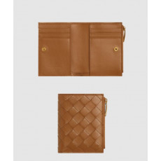 보테가베네타 스몰 카세트 폴더형 지퍼 지갑 742698