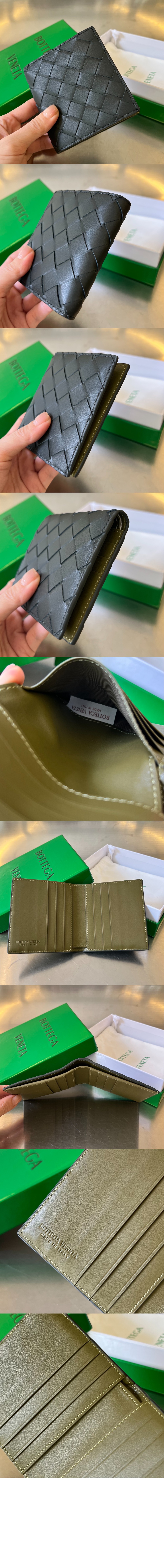 보테가베네타 인트레치아토 슬림 폴더형 지갑 749400