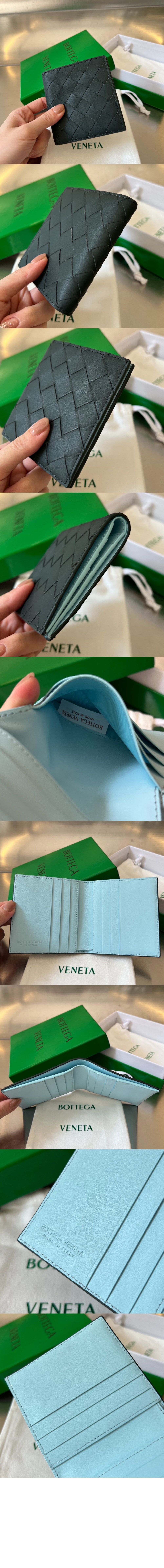 보테가베네타 인트레치아토 슬림 폴더형 지갑 749400