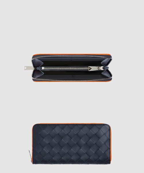 보테가베네타 인트레치아토 지퍼-어라운드 지갑 749427