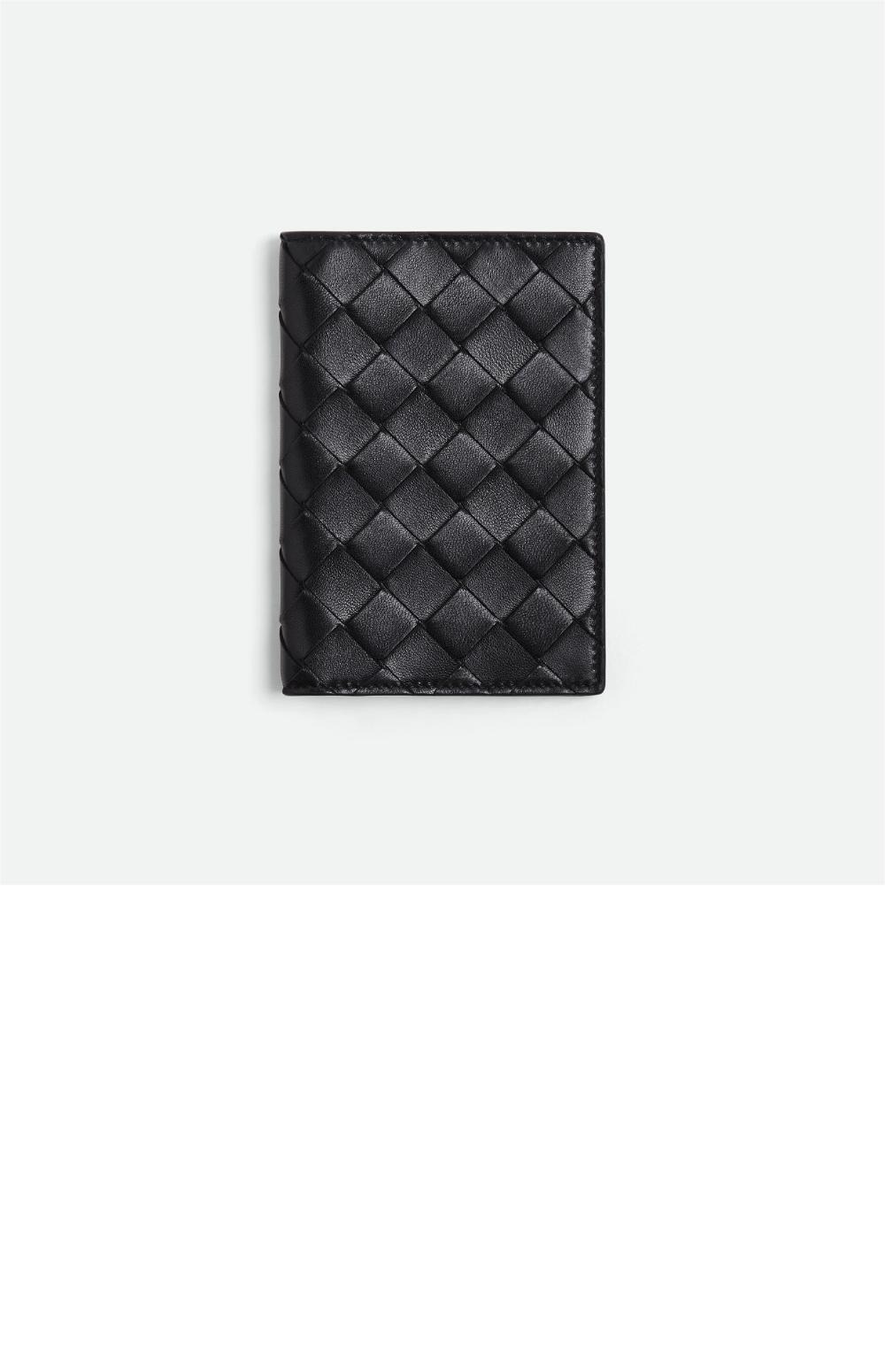 보테가베네타 인트레치아토 플랩 카드 케이스 607482