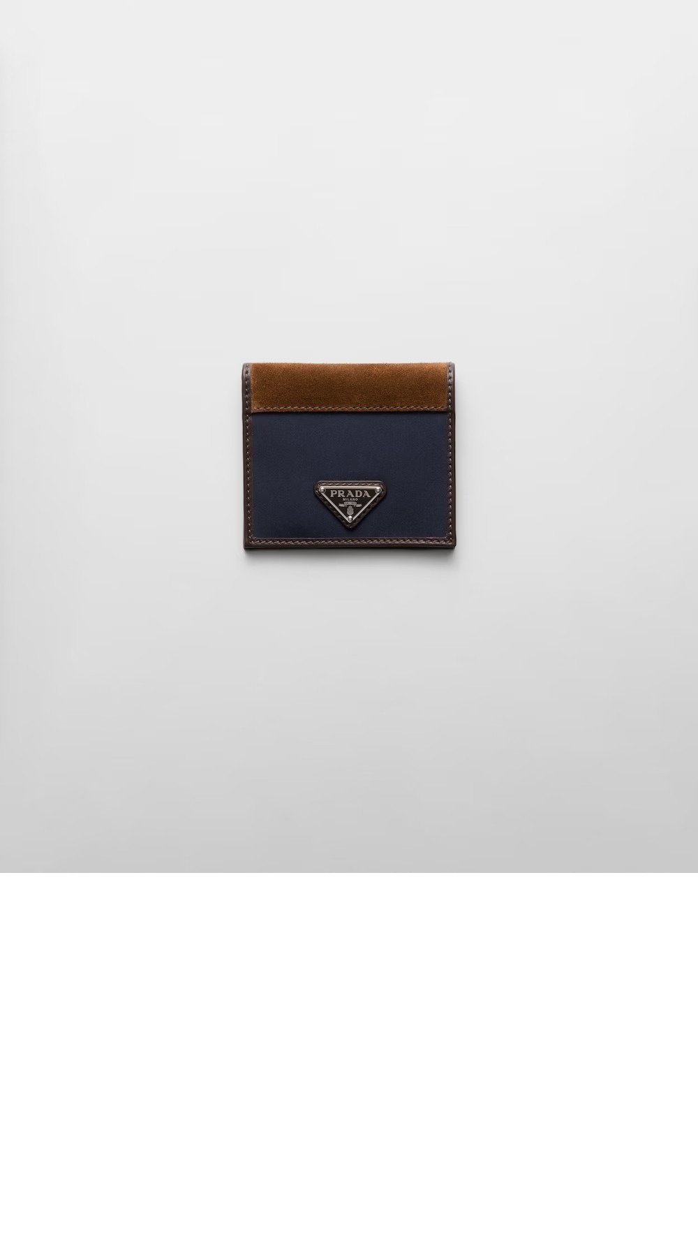 프라다 리나일론 앤 레더 월렛 2MO004
