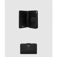 프라다 삼각로고 사피아노 중지갑 1M1225