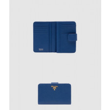 프라다 레터링 사피아노 중지갑 1M1225