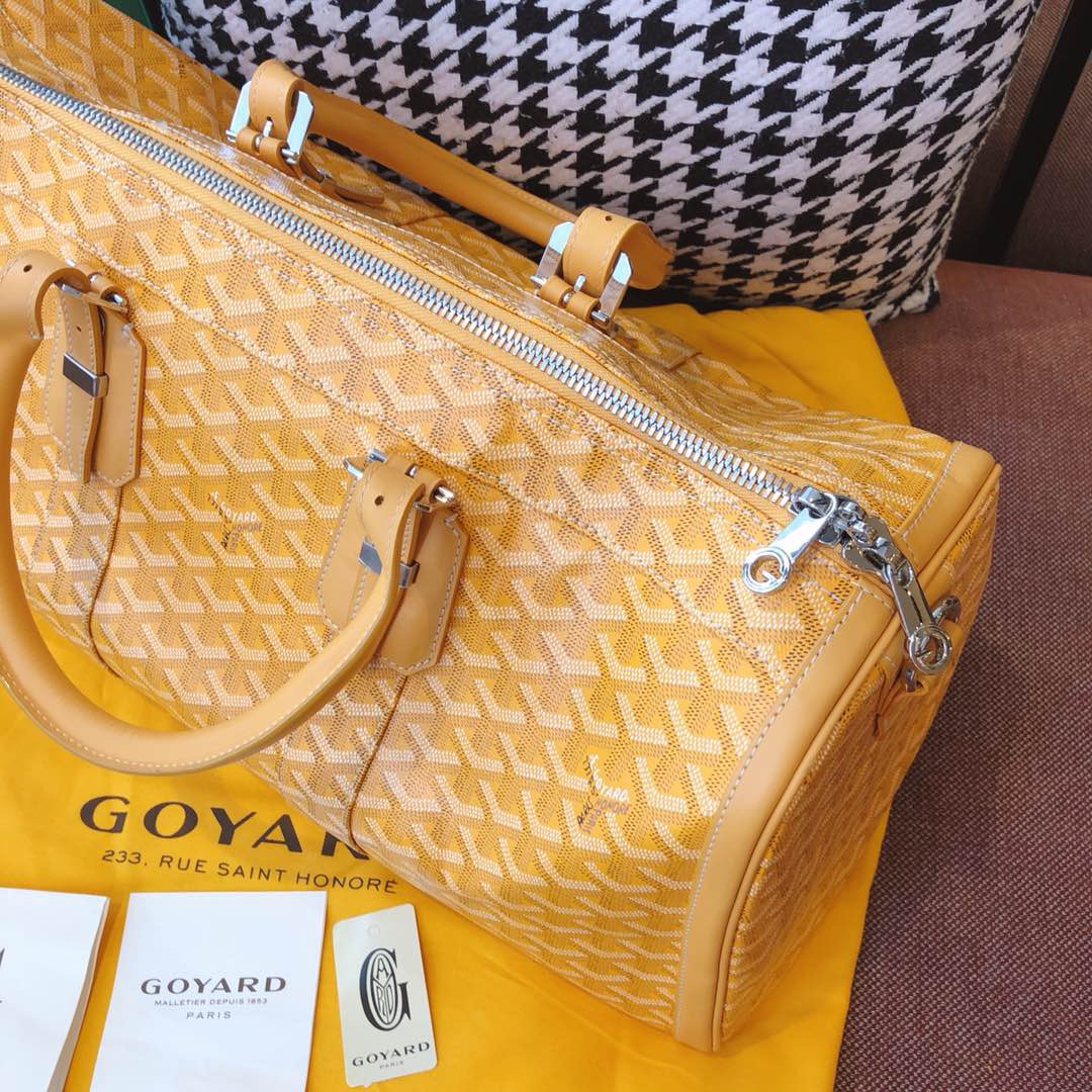 고야드 보스턴백 옐로우