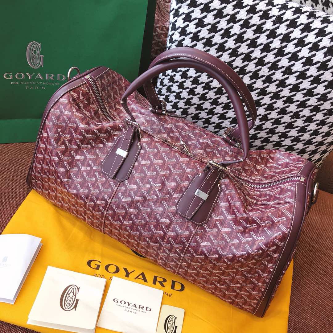 고야드 보스턴백 버건디