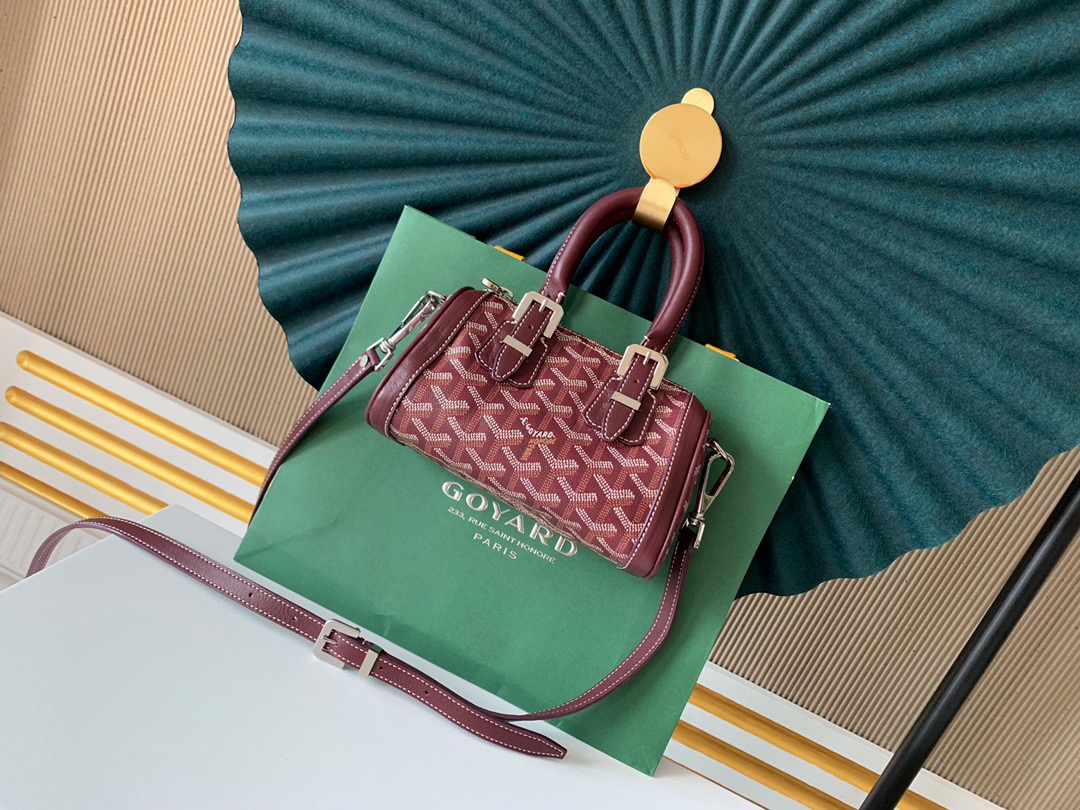 고야드 미니 보스턴 백 레드