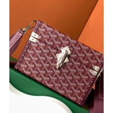 고야드 카세트 트렁크 백 버건디