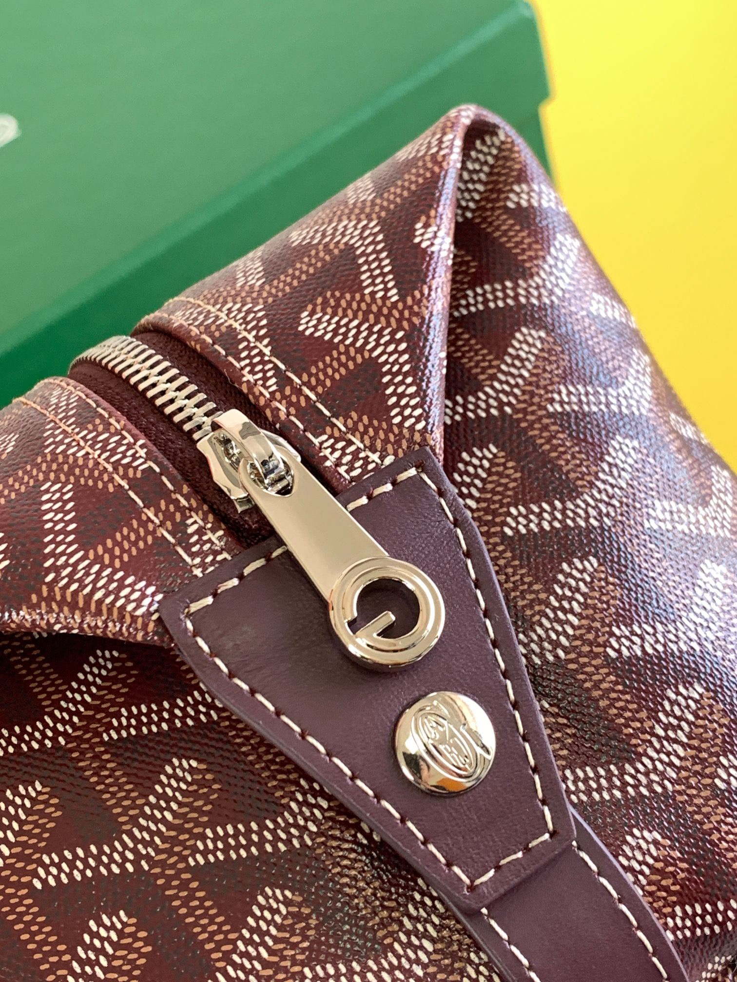 고야드 보잉 25 백 버건디