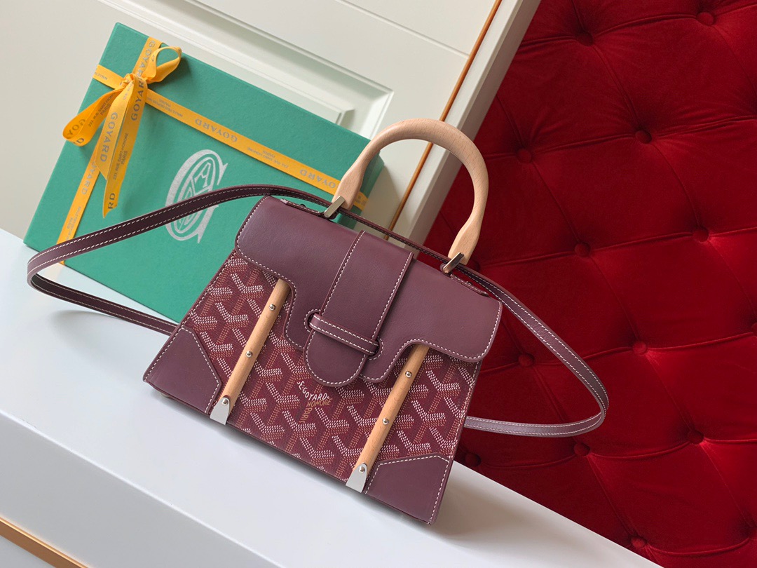 고야드 사이공 미니백 버건디