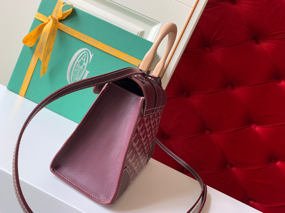 고야드 사이공 미니백 버건디