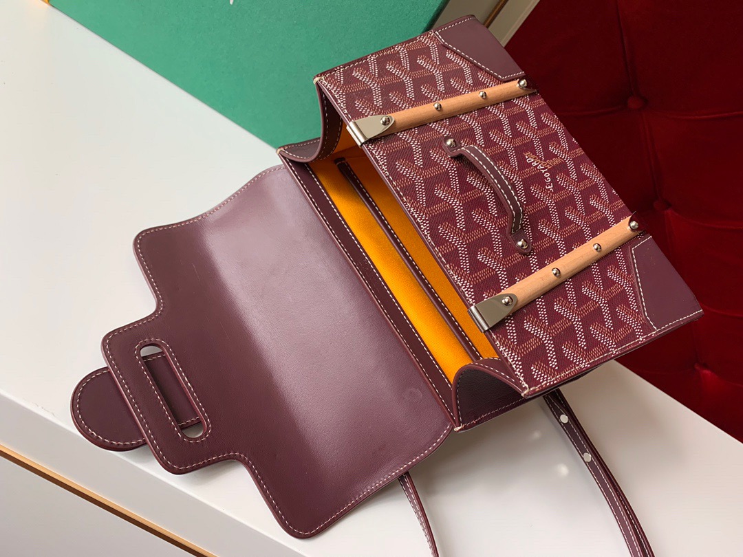 고야드 사이공 미니백 버건디