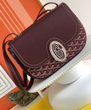 고야드 233 숄더백 버건디