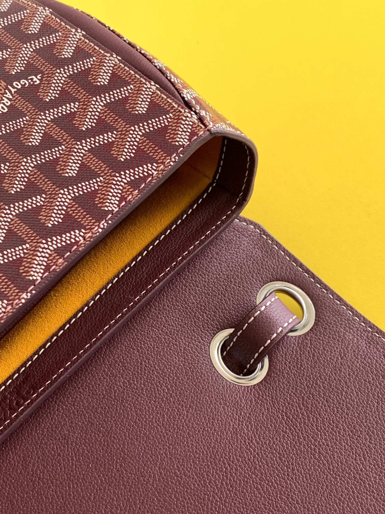 고야드 233 숄더백 버건디