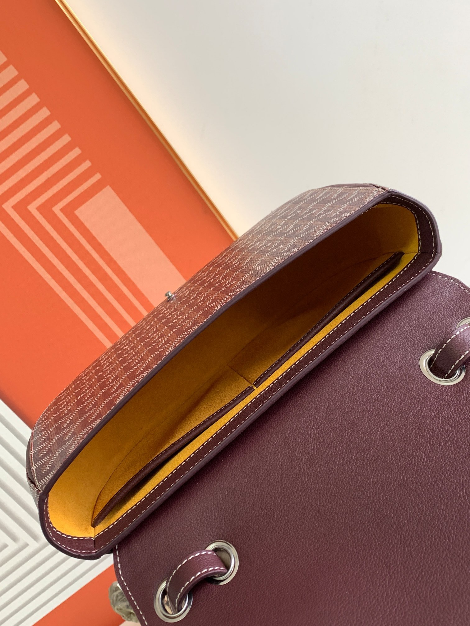 고야드 233 숄더백 버건디