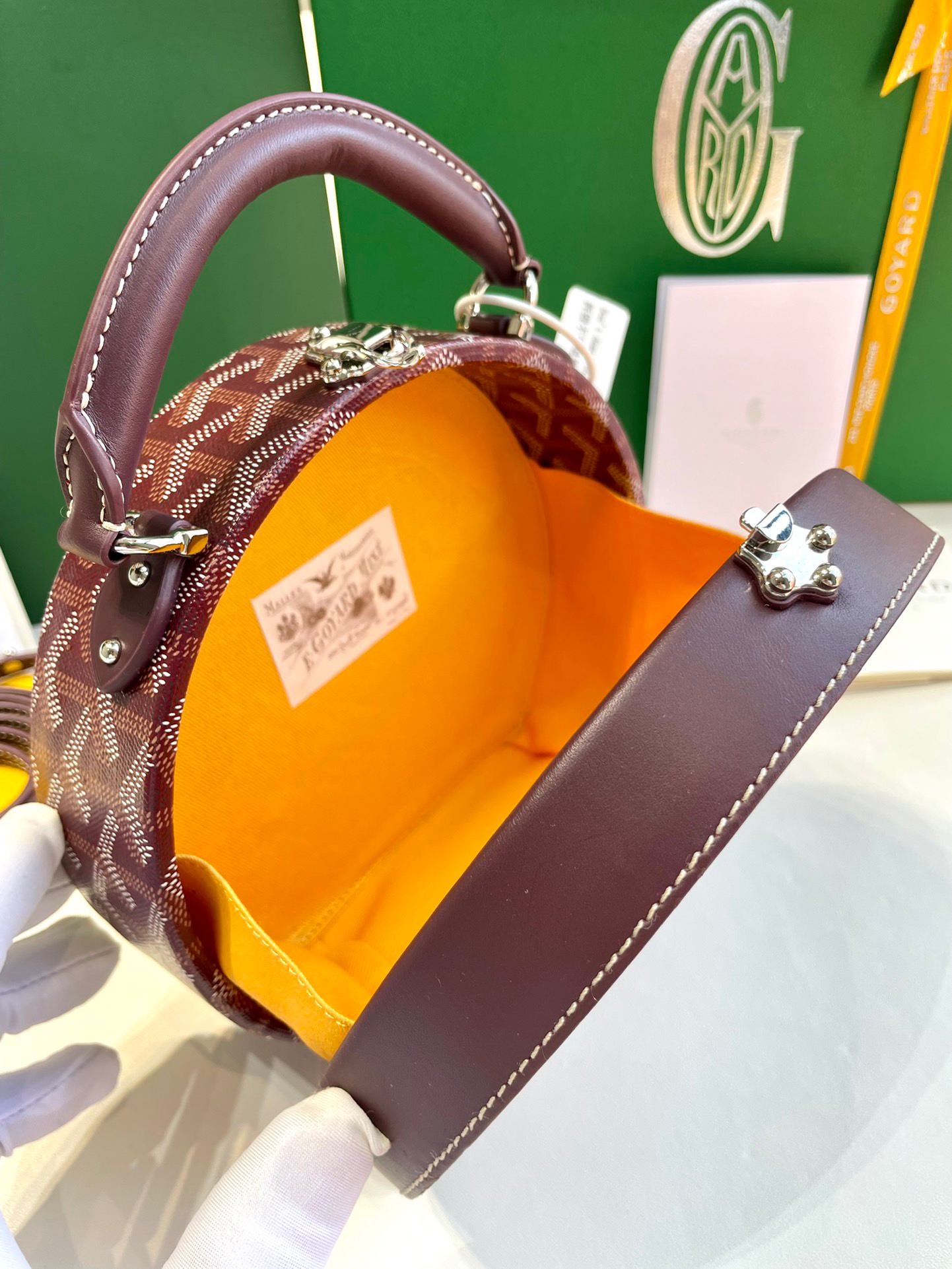 고야드 알토 후드백 버건디