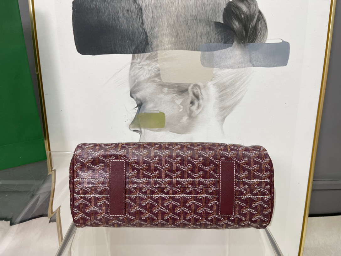 고야드 루에뜨 플랩 숄더백 버건디