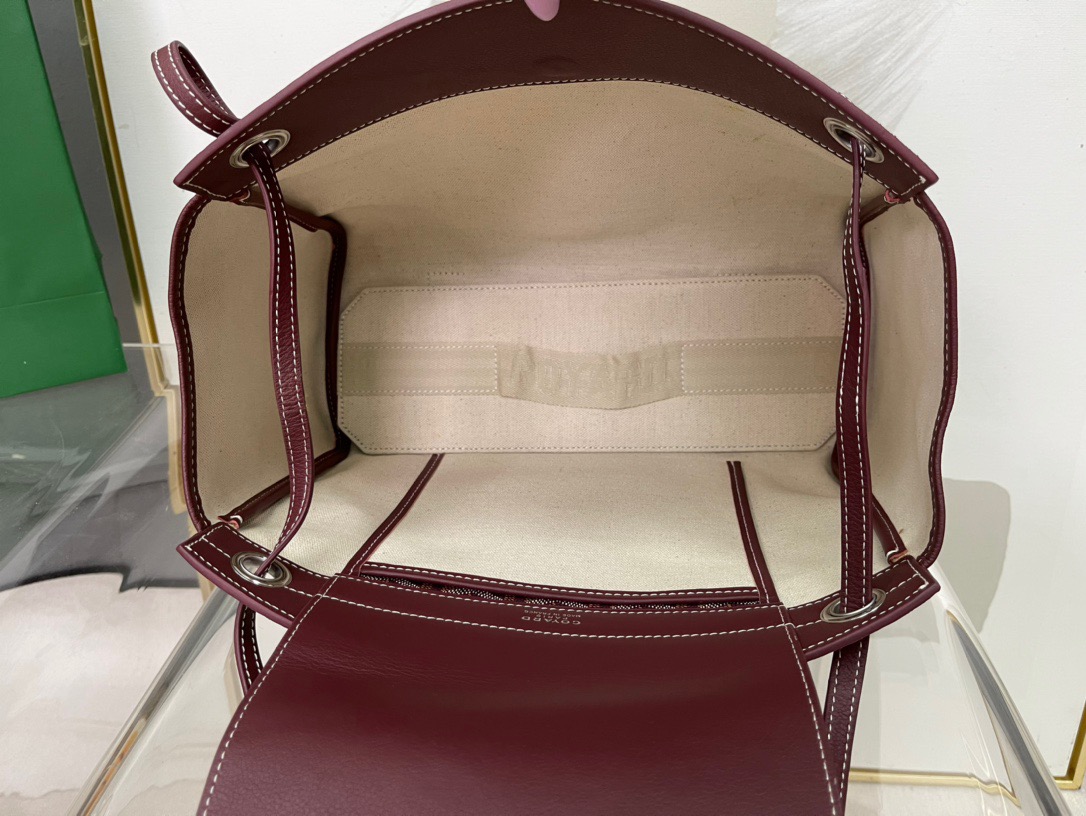 고야드 루에뜨 플랩 숄더백 버건디